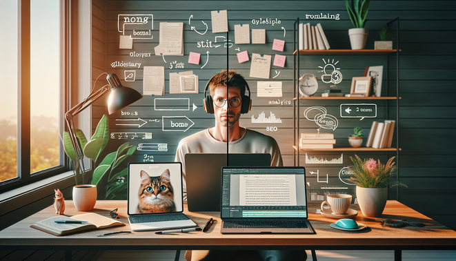 Çeviri ve içerik yazım araçlarıyla ikiye bölünmüş modern freelance çalışma alanı